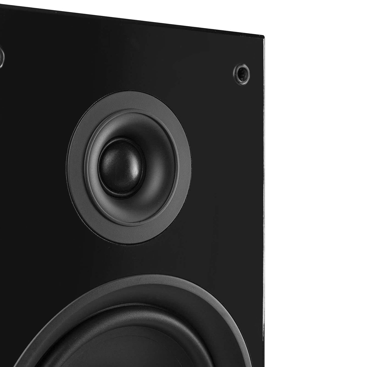 Fenton SHF80B HiFi-Lautsprecher 500W, 3-Wege High-End Set, 3 Tieftöner & Hochtöner, ideal für Musik, Filme & Spiele, Schwarz