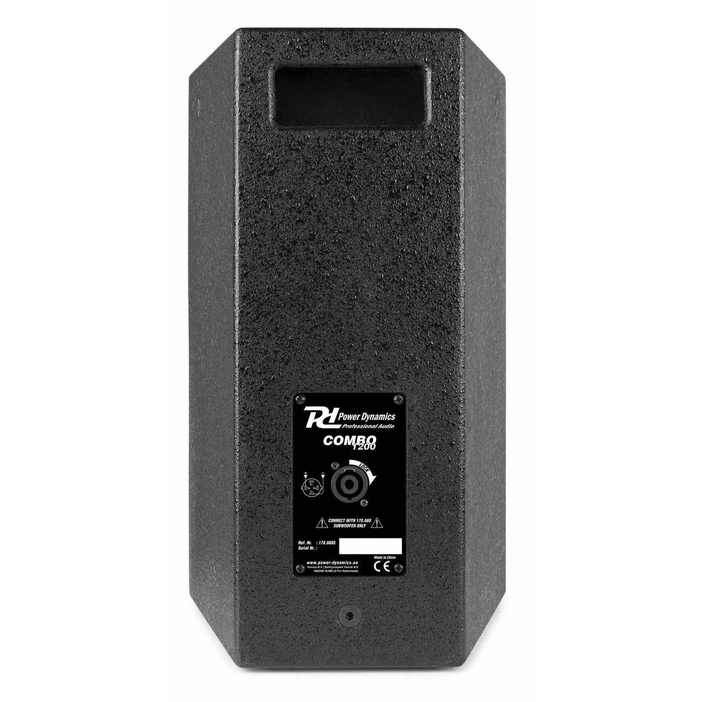 Power Dynamics Combo 1200 PA Lautsprecher 2.1, 12" aktiver Subwoofer, 6,5" Tops, Bluetooth, 1200W, Mobile PA Anlage, DJ Boxen Set