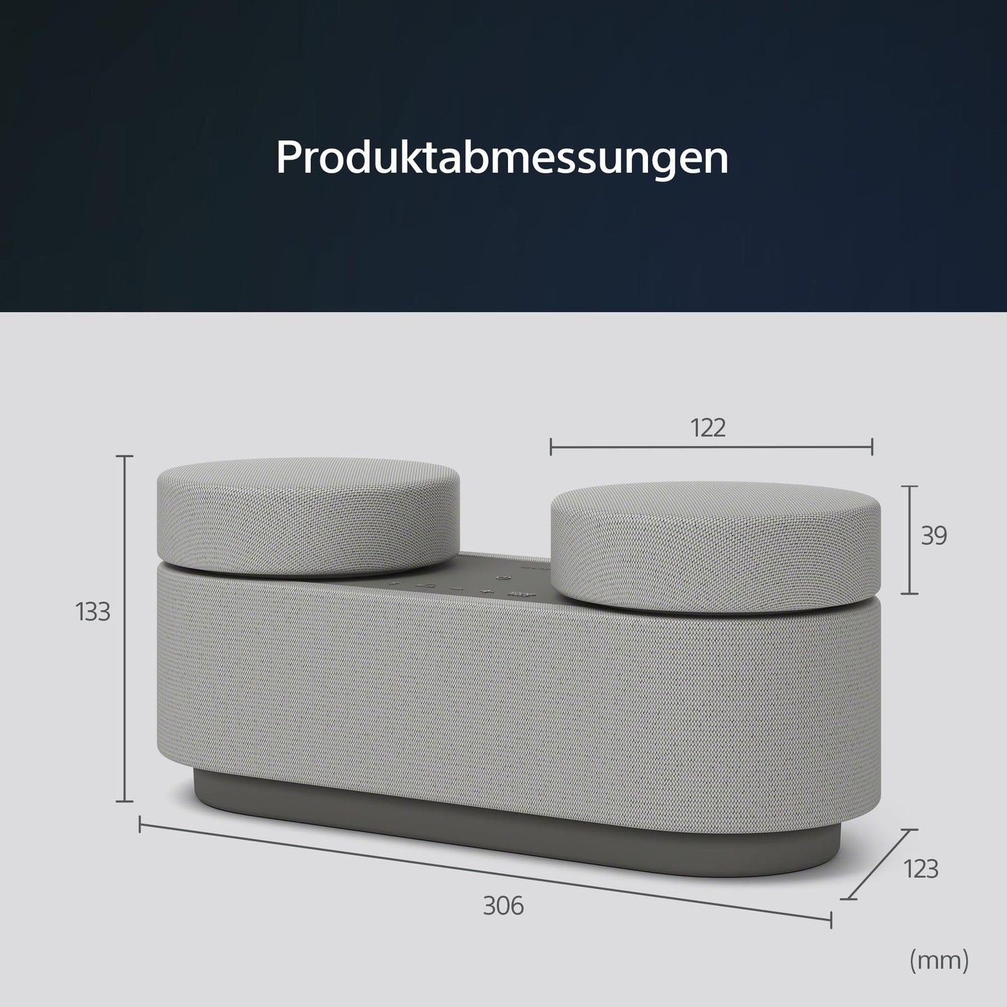 Sony HT-AX7 tragbares Heimkinosystem - Kinosound überall mit 360° Raumklang - Bis zu 30 Stunden Akkulaufzeit - Bluetooth-