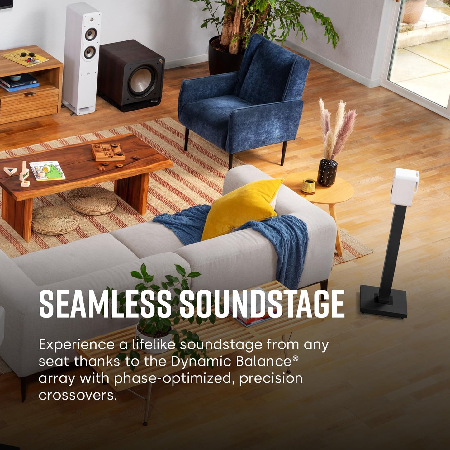 Polk Audio Signature Elite ES10 Surround-Satellitenlautsprecher, Hi-Res, Dolby Atmos & DTS:X kompatibel, Heimkino, Stereo, Paar