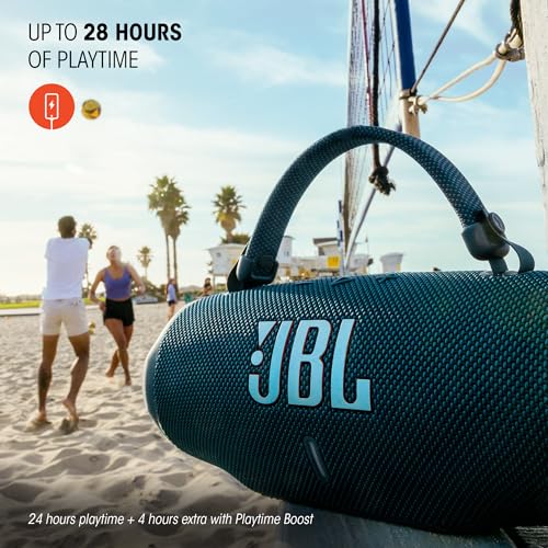 JBL Charge 6 Bluetooth Lautsprecher, 28h Akku, IP68 wasserdicht, staub- & stoßfest, Pro Sound mit AI Boost, Auracast Multi-Speaker, Squad