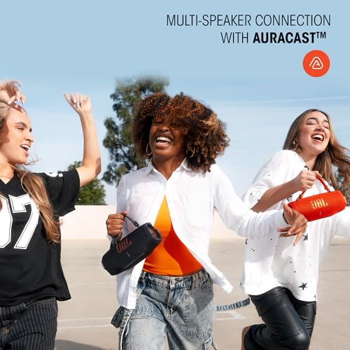 JBL Charge 6 Bluetooth Lautsprecher, 28h Akku, IP68 wasserdicht, staub- & stoßfest, Pro Sound mit AI Boost, Auracast Multi-Speaker, Squad