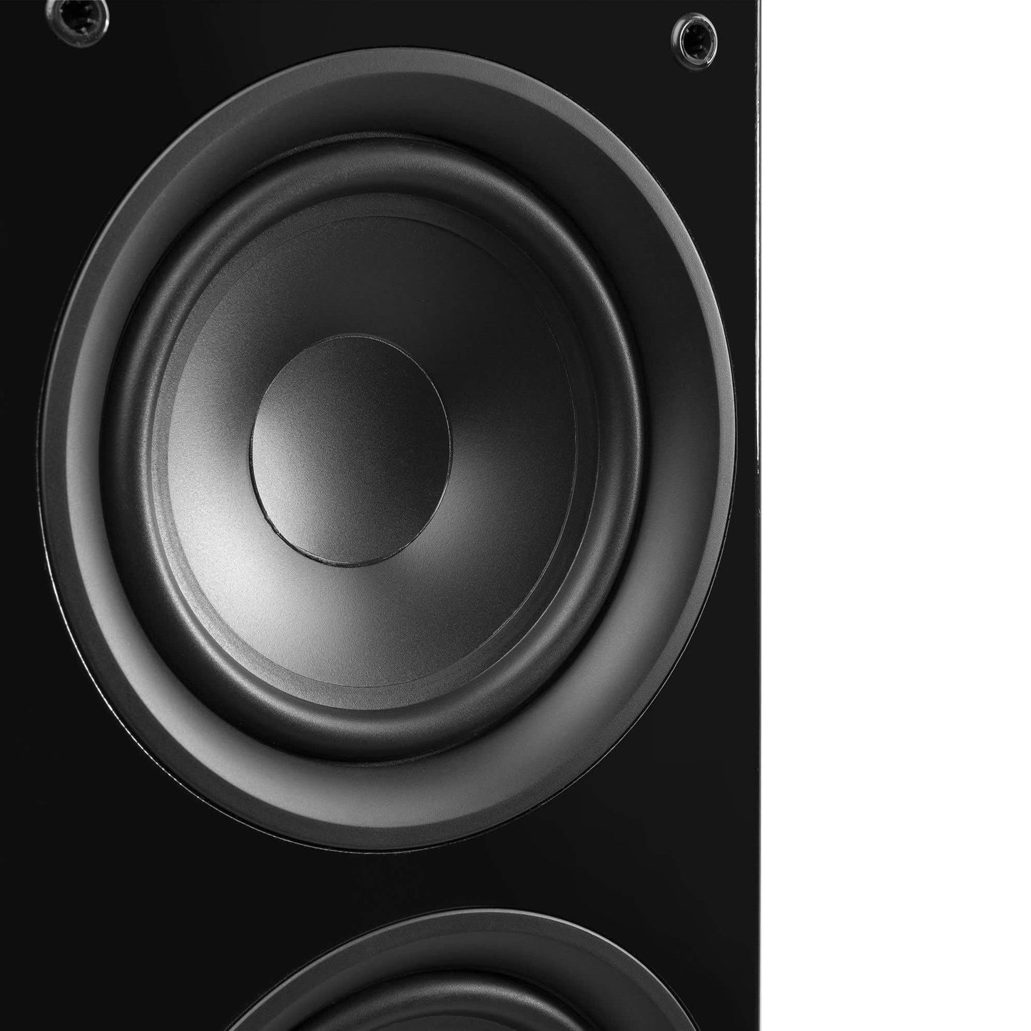 Fenton SHF80B HiFi-Lautsprecher 500W, 3-Wege High-End Set, 3 Tieftöner & Hochtöner, ideal für Musik, Filme & Spiele, Schwarz