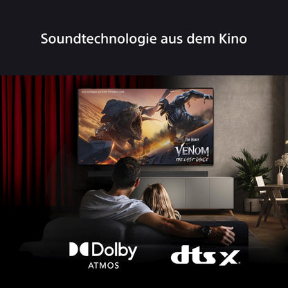 Sony BRAVIA Theatre Bar 6 (3.1.2 Surround, Subwoofer, Up-Firing, Dolby Atmos, DTS:X, AI Voice Zoom 3, DSEE, Schwarz)