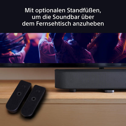Sony BRAVIA Theatre Bar 6 (3.1.2 Surround, Subwoofer, Up-Firing, Dolby Atmos, DTS:X, AI Voice Zoom 3, DSEE, Schwarz)