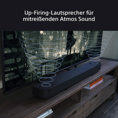 Sony BRAVIA Theatre Bar 6 (3.1.2 Surround, Subwoofer, Up-Firing, Dolby Atmos, DTS:X, AI Voice Zoom 3, DSEE, Schwarz)
