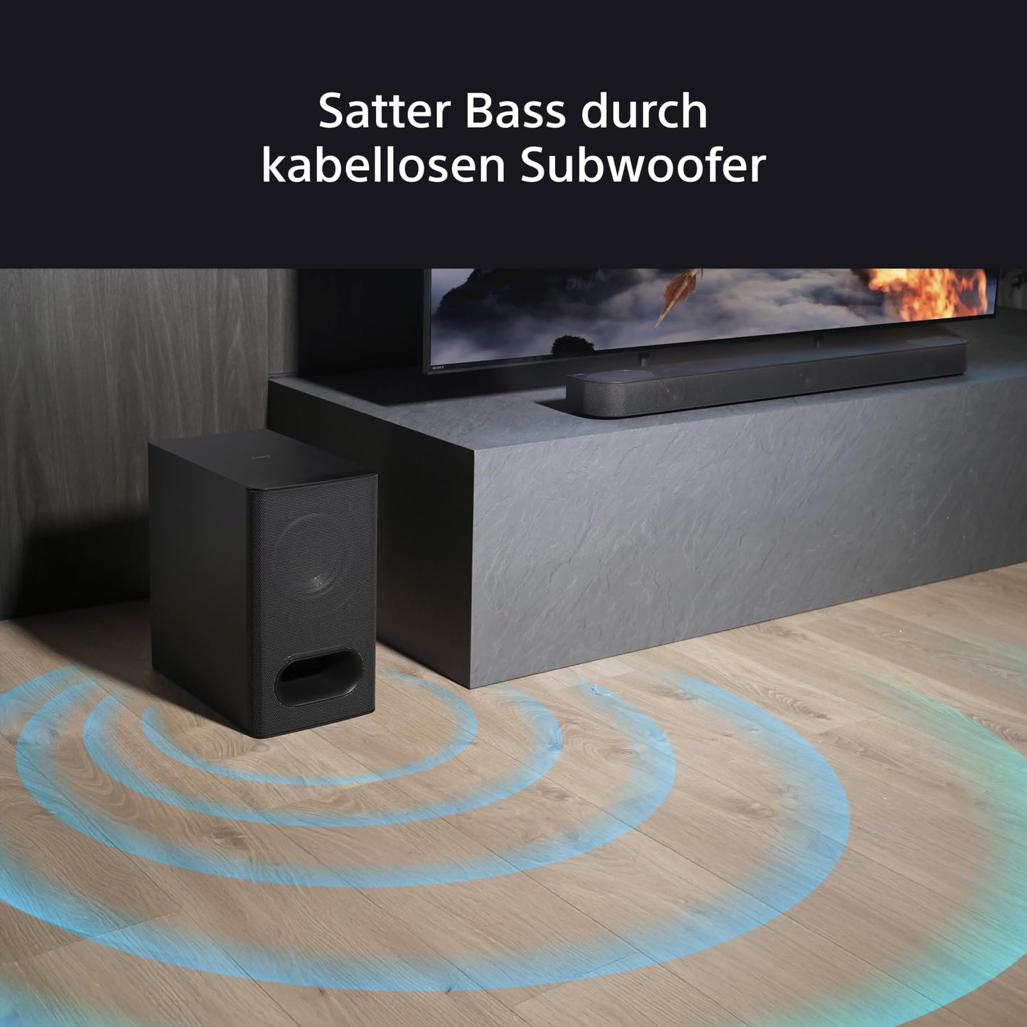 Sony BRAVIA Theatre Bar 6 (3.1.2 Surround, Subwoofer, Up-Firing, Dolby Atmos, DTS:X, AI Voice Zoom 3, DSEE, Schwarz)
