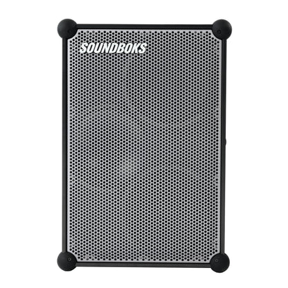 SOUNDBOKS 4 Bluetooth Speaker, USB-C, 40h Akku, 126dB, kabellos & tragbar, lautester Party Speaker, Design aus Dänemark, Metallic Gray